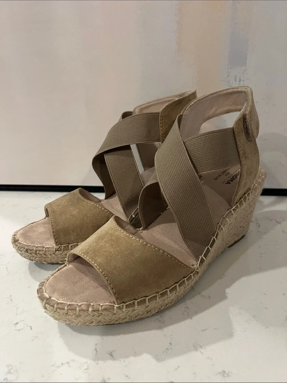 Sonoma Goods For Life Hornbeam women's espadrille wedges size 8